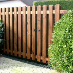 Portillon en Bois Rustique pour un Accueil Chaleureux Soissons